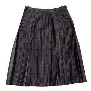 Pendleton Grey Skirt, Wool Skirt, Pleated Skirt, Academic Skirt, Size 8